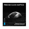 Гейминг мишка Logitech - Pro X2 Superstrike, оптична, безжична, бяла/черна